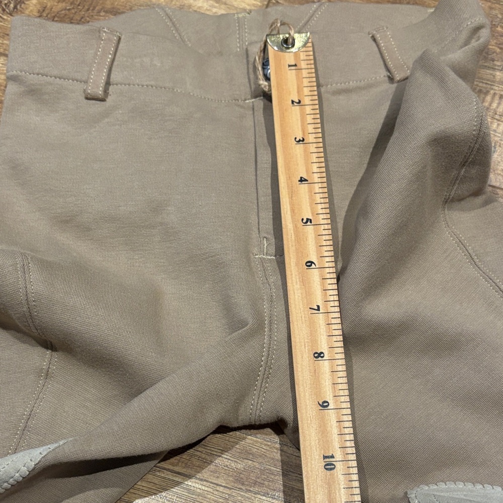 Kids Tan Equestrian elation Pants/breeches - Picture 4 of 12